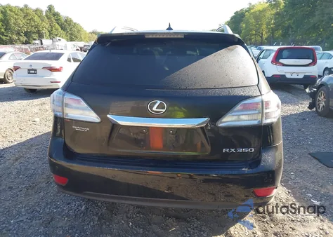 2011 Lexus Rx 350 z USA, uszkodzony, nr VIN 2T2BK1BA2BC112446